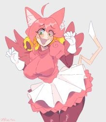 1girls 2026 breasts deltarune deltarune_chapter_5 female female_only mad_mew_mew mew_mew_(undertale) mew_mew_kissy_cutie thighs undertale undertale_(series)