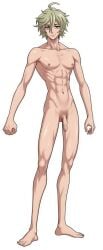adam_(shuumatsu_no_valkyrie) ai_generated cock completely_naked completely_naked_male completely_nude completely_nude_male edit edited male_only muscular muscular_male nude nude_edit nude_male penis record_of_ragnarok shuumatsu_no_valkyrie white_background