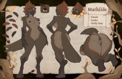 2026 anthro anus areola avian beak biped bird breasts butt claws countershade_torso countershading digital_drawing_(artwork) digital_media_(artwork) english_text feathers feet female fingers front_view genitals hi_res inno-sjoa looking_at_viewer navel nipples nude nude_anthro nude_female rear_view smile solo standing tail text toes vulva