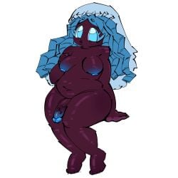 absurd_res absurd_resolution absurdres aspenshoo big_breasts big_eyes big_lips black_girl black_woman blue_eyes blue_hair blue_nipples blue_penis boobs chubby chubby_female chubby_futa chubby_woman cock colored_nipples dark-skinned_futa dark_skin dick dickgirl dickgirl_only dolly's_factory dreadlocks fat fat_female fat_girl fat_woman feet futa futa_focus futa_only futanari hi_res high_resolution highres jellybell_(dolly's_factory) looking_at_viewer mascot_horror naked naked_female naked_futa naked_girl nipples penis roblox sitting sitting_down thick_thighs tits trans_woman transfem transgender transgender_woman veil veiny veiny_cock veiny_penis woman woman_only woman_solo