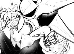 1boy 1girls 6xxny amy_rose areolae arms_behind_back bangs big_breasts blush bondage collar crying_with_eyes_open dubious_consent duct_tape grinding grinding_on_leg heart_collar holding_leg knee_blush leg_grab leg_lift lidded_eyes line_art metal_sonic neo_metal_sonic nipple_blush nude_female pawpads paws questionable_consent red_eyes robot_anthro robot_boy robot_joints sonic_(series) sonic_heroes sonic_the_hedgehog_(series) spread_legs sweat tape_gag taped_mouth tremble_spikes trembling wet_pussy