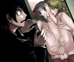 danganronpa danganronpa_oc danganronpa_v3 gokuhara_gonta gonta_gokuhara melanny_atsumi oc_x_canon selfship selfshipping yumeship yumeshipping