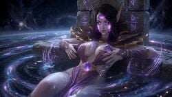 ai_generated ai_voice_acted animated arrogant arrogant_female bathing breast_play breasts_grab breasts_squeeze dark-skinned_female dominant_female domination dominatrix elf elf_ears french_voice_acting gem_on_belly laughing_at_viewer looking_down_at_viewer massaging_breasts mental_play point_of_view pov pov_eye_contact powerful_female purple_clothes purple_dress purple_eyes purple_skin seduction seductive seductive_look seductive_pose sensual sexy_female sexy_pose sharp_fingernails sinastrel smirking smirking_at_viewer staring_at_viewer tagme talking_to_viewer video void_elf world_of_warcraft worship xal'atath