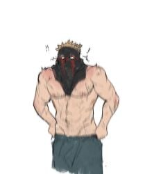activision bara big_muscles blush blushing blushing_profusely call_of_duty cod embarrassed embarrassed_male embarrassment exposed_hips gay hair_tuft infinity_ward konig male_nipple male_nipples male_only muscular muscular_male nipples nipples_exposed nipples_out nipples_visible pants_only shirtless shirtless_male sniper_veil surprise surprised surprised_expression surprised_face surprised_look tuft
