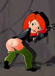 anus disney female female_only human kes_(artist) kim_possible kimberly_ann_possible pussy solo straight_hair tagme