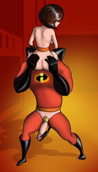 black_hole_sun boots cunnilingus disney elastic elastigirl female gloves handjob helen_parr high_heel_boots long_gloves male mr._incredible penis pixar pussy robert_parr straight_hair tagme the_incredibles