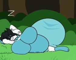 animated bemmer big_ass big_belly big_breasts breast_expansion digestion hookaloof hookieloof meowscarada pokemon sound sound_edit tagme the_hookaloof third-party_edit video vore weight_gain