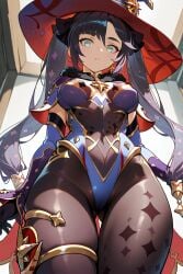 mona (genshin impact) from genshin impact by furiwif07