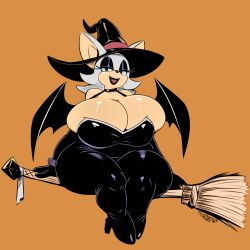 rouge the bat from halloween by colorshun
