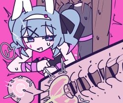 hatsune miku from rabbit hole (vocaloid) by voifoooork
