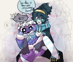 cosmo (dandy's world) from christmas by moon bunn13 (artist)