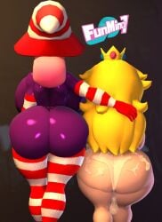 paper peach from mario (series) by funmina