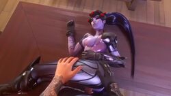 3d animated bodysuit ellowas overwatch sound video widowmaker