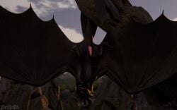 3d 3d_(artwork) 3d_animation animated annoyed anus black_body blender_(artwork) detailed_background dewith digital_media_(artwork) dragon dreamworks european_mythology feral fury_(httyd) gay gay_anal gay_male gay_sex genitals green_eyes hanging_by_tail homosexual homosexual_male how_to_train_your_dragon inviting jl017_(sound) looking_at_viewer male male/male male_penetrated mountain mythological_creature mythological_scalie mythology night_fury penis presenting presenting_anus presenting_penis scalie short_playtime slit_penis solo_male sound tagme tail video water western_dragon wings