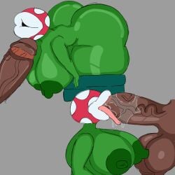 piranha plant from mario (series) by sl33py demon
