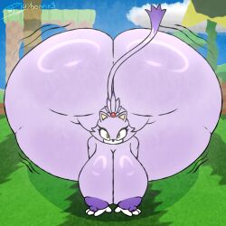 blaze the cat from sega by playbonnie3