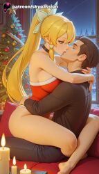 leafa from christmas by skypassion