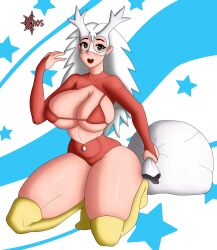 1girls big_boobs big_breasts big_thighs big_waist black_eyes caosenriqueart christmas delibird female game_freak girl humanization humanized long_hair merry_christmas nintendo pokemon pokemon_(species) white_hair