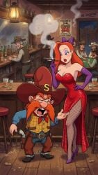 1boy 1boy1girl 1girls ai_generated ai_video ai_voice_acted artist_request big_ass big_breasts breasts cartoon curvaceous curvy curvy_figure digital_media_(artwork) disney female hips hourglass_figure jessica_rabbit legs light-skinned_female light_skin looney_tunes male male/female mature mature_female parody slim_waist sound straight tagme thick thick_hips thick_legs thick_thighs thighs touchstone video voice_acted voluptuous waist who_framed_roger_rabbit wide_hips yosemite_sam
