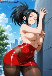absurd_resolution absurdres ai ai-created ai_art ai_generated anime_coloring anime_screenshot black_eyes black_hair bodysuit boku_no_hero_academia detailed_background dynamic_angle dynamic_pose exhibitionism exibitionism exited explicit girl glossy glossy_body glossy_skin gorgeous hentai hi_res high_contrast high_quality high_resolution in_heat looking_at_viewer nsfw patreon perfect_anatomy pervert_female plump presenting rating_explicit red_bodysuit sexy sexy_body sexy_female sexy_pose soft_shading solo source_anime teasing teasing_viewer voluptuous voluptuous_body voluptuous_female white_belt wide_ponytail yaoyorozu_momo