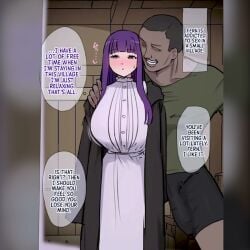 big_breasts cheating comic_dub dirty_talk fern_(sousou_no_frieren) frieren_beyond_journey's_end moaning sirensins sousou_no_frieren stranger tagme tongue_kiss video
