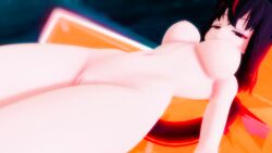 completely_nude completely_nude_female female female_only hololive hololive_japan kurokami_fubuki mikumikudance mmd pussy shirakami_fubuki