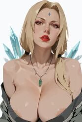 1girls ai_generated blonde_hair forehead_mark long_hair naruto naruto_(series) tagme tsunade