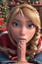 1boy 1boy1girl 1girls ai_generated astrid_hofferson blonde_hair blowjob_while_penetrated blue_eyes braid choker christmas christmas_ornaments christmas_tree cum cum_in_mouth dreamworks erection fellatio female freckles gift hair_over_shoulder hetero hi_res how_to_train_your_dragon how_to_train_your_dragon_2 indoors lips long_hair looking_at_viewer male_pubic_hair nose open_mouth oral patreon_username penis pov pov_crotch progenarts pubic_hair saliva solo_focus testicles uncensored veins veiny_penis web_address