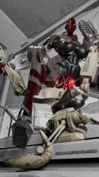 1futa 1girls 3d aggressive_sex animated b1_battle_droid b2_super_battle_droid battle_droid dominant_futa female futa_on_female futanari glowing_penis grandmastersurgeon robot robot_humanoid sound star_wars stepping_on_head tagme video white_room