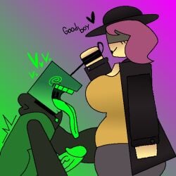 1boy 1boy1girl 1girl 2d 2d_(artwork) 2d_artwork ass boobs breasts butt buttocks chubby chubby_female clothed clothed_female cock dick eyelashes ferman ferman_(robloxian) forsaken forsaken_(roblox) good_boy green_body green_clothing green_penis green_skin heart hearts horny horny_male jane_doe_(forsaken) leash leash_and_collar leash_pull lipstick penis pet petplay roblox roblox_game robloxian smiling smiling_at_partner sweater tagme thick tongue tongue_out voluptuous voluptuous_female yanking yellow_body yellow_skin