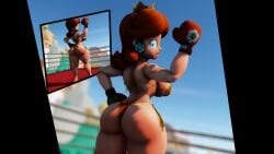 1girls 3d 3d_(artwork) ass big_ass big_breasts big_butt bikini blue_eyes boxing boxing_gloves boxing_ring breasts bubble_ass bubble_butt butt curvy fat_ass female female_focus female_only fighting_ring ginger_hair gloves huge_ass kabalmystic_(style) large_ass large_breasts lips long_hair looking_back mario_(series) nintendo orange_bikini orange_boxing_gloves orange_gloves princess_daisy shoulder_length_hair sideboob solo solo_female solo_focus tan-skinned_female tan_skin thick thick_ass thick_butt thick_thighs thighs wide_hips