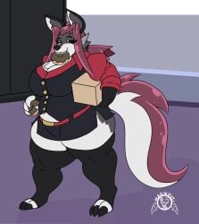 1girls anthro anthro_only bbw big_belly big_breasts breasts breasts_bigger_than_head cleavage eating female female_only furry furry_only huge_breasts mad_n_evil no_humans overweight pancakes tagme thick_thighs weight_gain wide_hips