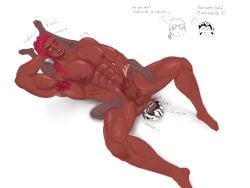 bara cookie_run cookie_run_kingdom crunchy_chip_cookie facesitting gay muscular rimming wildberry_cookie