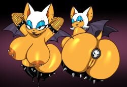absurd_res anal anal_penetration anthro areola bat big_butt biped breasts butt buttplug buttplug_in_ass buttplug_insertion clothing eyelashes female genitals glistening glistening_body hi_res legwear mammal membrane_(anatomy) membranous_wings nipples object_in_ass penetration plug_(sex_toy) plug_insertion pupils rouge_the_bat sega sex_toy sex_toy_in_ass sex_toy_insertion smile sonic_the_hedgehog_(series) thick_thighs thigh_highs vulva wings zombieray10