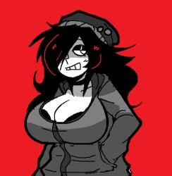 copysky777 huge_breasts lafreakysky oc original_character portrait tagme ykujo