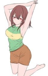 armpit_peek artist_request chara female female_only fully_clothed pinup_pose solo solo_female solo_focus undertale
