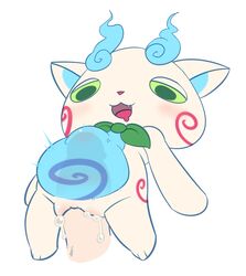 cum cum_in_pussy cum_inside disembodied female half-closed_eyes human inflation inflation komasan male mammal obscurabuns open_mouth penis pussy rule_63 sex stomach_bulge video_games yo-kai_watch