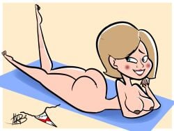1girls 2017 20th_century_fox 20th_century_studios ass atomickingboo bikini blonde_hair bullwinkle_studios dreamworks dreamworks_animation edit female female_only human jay_ward_productions mammal milf mr._peabody_&_sherman nude nude_female pacific_data_images panties patty_peterson rocky_and_bullwinkle the_pose undressed