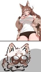 fanart fanart_from_twitter female female_only german_female implied_bestiality russian russian_female russian_vtuber virtual_youtuber vtuber