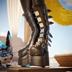 1:1 3d_(artwork) 4k absurd_res animal_genitalia animal_penis anthro anthro_on_anthro ball_crush ball_squeeze balls bdsm beach biped black_body black_boots black_clothing black_footwear black_fur black_shoes blender_(artwork) blender_cycles_(artwork) blue_body blue_fur blue_penis bodily_fluids boot_on_balls boot_on_penis boots bottomwear canid canine canine_genitalia canine_penis canis claws clothed clothing cock_and_ball_torture cockbox crush cum cum_dripping_from_penis cum_on_penis depth_of_field digital_media_(artwork) dominant dragonplayer dragonplayer_(character) duo erection feet flat_balls foot_crush foot_fetish foot_on_balls foot_on_penis foot_play footwear fox fur genital_fluids genital_torture genitals goth_boots grey_body grey_fur hair harness hi_res hindpaw hybrid inside jacethefox jacket jex knot leather leather_boots leather_clothing leather_footwear legwear male male/male mammal moan multicolored_body nude on_ground open_mouth orgasm outside pain pants paws penis penis_squeeze platform_boots platform_footwear platform_shoes reflection restraints rexouium sex shoes shoes_on slim slim_anthro slim_male slim_sub smile standing standing_on_balls submissive submissive_male summer tail thigh_highs topwear torture trampling warm white_body white_fur yellow_body yellow_fur