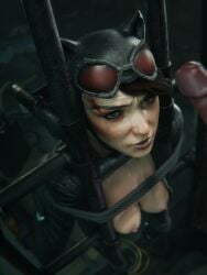 3d athazel batman:_arkham_knight batman_(series) blender captured captured_heroine catwoman catwoman_(arkham_knight) selina_kyle