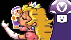 blowjob blursed clothed_sex corruption couple glitch glitching glitching_body joke_art kiss kissing kissing_penis long_hair mario mario_(series) nintendo princess_peach snes sprite sucking_penis super_mario_bros. through_clothes thumbnail vinesauce weird what youtube_thumbnail