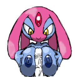 big_breasts blue_nipples breasts color female human interspecies legendary_pokemon male mammal mesprit nintendo nipples paizuri penis pokemon pokephilia sex unknown_artist video_games yellow_eyes