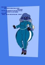 big_breasts blueberry_inflation breasts female frisk_lk furry huge_breasts inflation tagme thick_thighs wide_hips