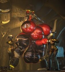 1futa 2girls 3d areolae balls_expansion bbw belly_expansion big_ass big_breasts big_penis breast_expansion breasts bubble_butt cleavage ember_(warframe) expansion female futa futanari hourglass_figure huge_ass huge_breasts huge_cock mini_giantess nipples oversized_balls overweight penis penis_expansion qzk_forte size_transformation tagme thick_thighs urethral urethral_beads urethral_insertion warframe weight_gain wide_hips
