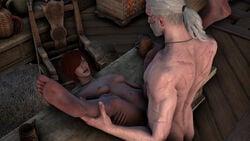 3d breasts cd_projekt_red feet female geralt_of_rivia male nipples red_hair sex shani shittyhorsey small_breasts soles source_filmmaker table the_witcher the_witcher_(series) the_witcher_2 the_witcher_3:_wild_hunt toes