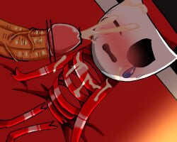 1boy1girl 1girl1boy 2d cum gangle_(the_amazing_digital_circus) tagme the_amazing_digital_circus