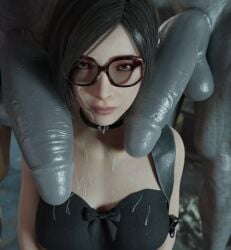 1girls 2boys 2monsters 3d 3d_(artwork) 3d_model ada_wong ada_wong_(adriana) after_oral after_sex asian asian_female ballsack big_penis bigger_male black_corset black_hair bob_cut capcom choker corset couple cum cum_drip cum_dripping cum_dripping_down_chin cum_on_breasts cum_on_clothes cum_on_corset cum_on_dress cum_on_face cum_on_glasses cum_on_upper_body dark_hair dripping_cum eyelashes eyeshadow faceless_male gigantic_penis grey_skin huge_balls huge_cock humanoid humanoid_penis interspecies interspecies_sex kneeling large_balls large_penis larger_male light-skinned_female light_skin lipstick looking_at_viewer makeup male/female medium_hair mmf_threesome monster monster_cock monster_on_female monsterfucker mr_x muscular_male on_knees penis_against_face penis_in_face penis_in_front_of_face red_lipstick resident_evil resident_evil_2 resident_evil_2_remake sexiieensfw short_hair size_difference sleeveless sleeveless_dress standing standing_male straight sunglasses surrounded_by_penises threesome tinted_eyewear tyrant tyranted