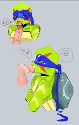 alretta_(artist) blowjob blowjob_face casey_jones casey_jones_(rise_of_the_tmnt) cum cum_in_mouth cum_on_face cumming gay gay_blowjob gay_sex leo leonardo leonardo_(rise_of_the_tmnt) leonardo_(tmnt) rise_of_the_teenage_mutant_ninja_turtles rise_of_the_teenage_mutant_ninja_turtles:_the_movie teenage_mutant_ninja_turtles tmnt tongue_out yaoi