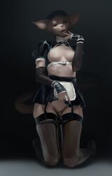 anthro auction choker clothing com female genitals hnz jewelry latex legwear lingerie maid_uniform male necklace paint pose pussy sale seductive sex solo stockings uniform vacation work ych